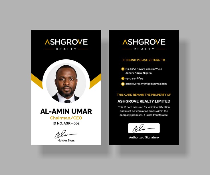 ID card design