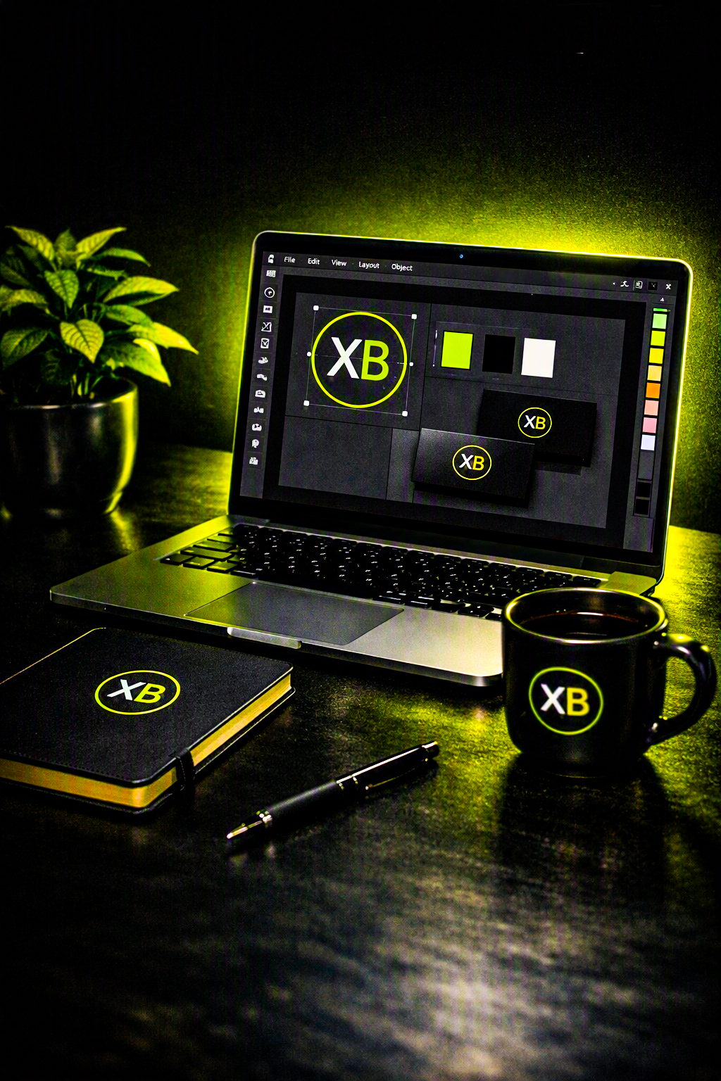 Xpensive Burundi web design workspace